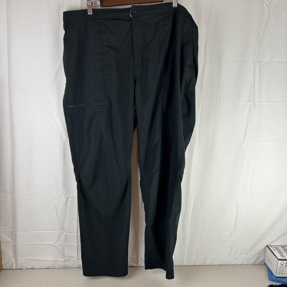 Mountain Hardwear Other - Mountain Hardwear Pants Mens 42x31 Black Hiking Zip Pocket Drawstring Outdoor